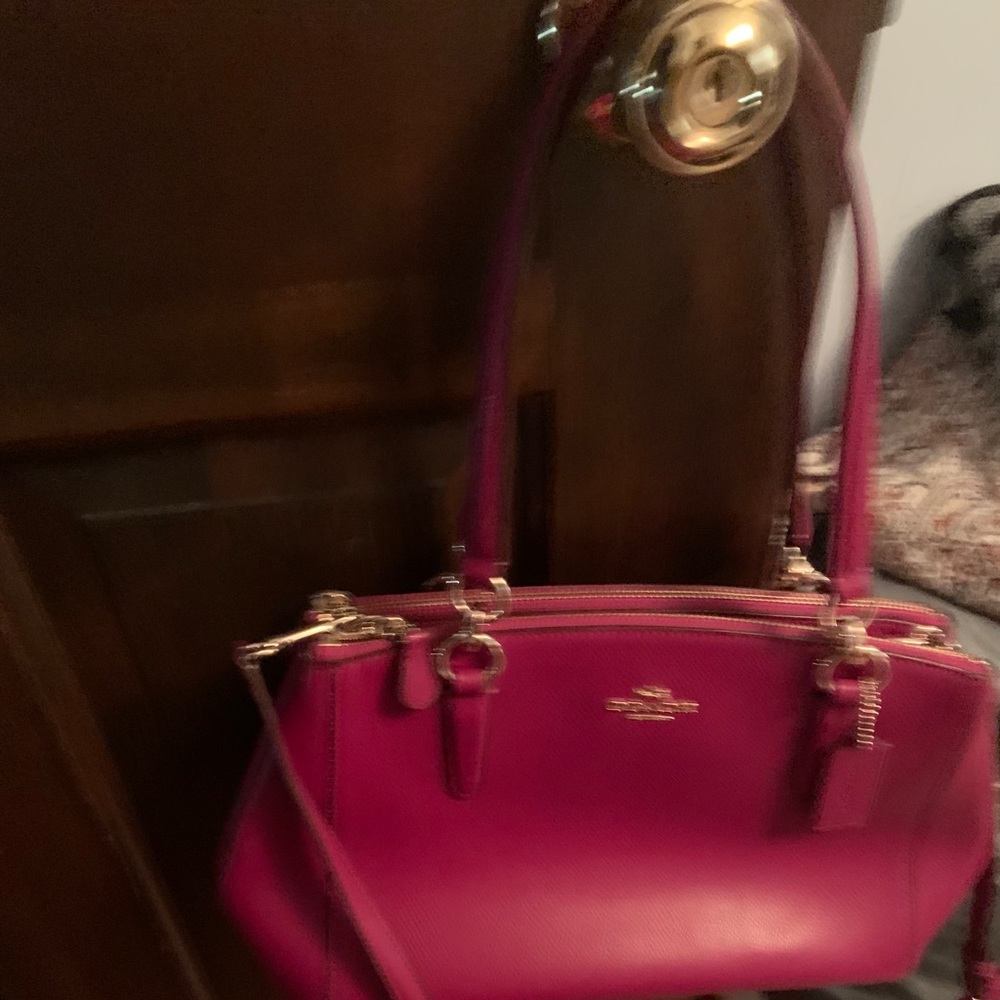 Coach Red Satchel
